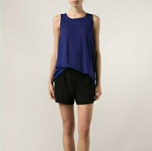 T by Alexander Wang oversize blue tank top XS NWT